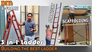 DIY How to Build the Best Ladder for Construction [upl. by Wenda634]