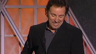 Bruce Springsteens Rock amp Roll Hall of Fame Acceptance Speech  1999 Induction [upl. by Ennayd]