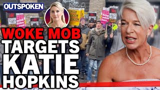 quotIts very emotionalquot Katie Hopkins breaks down after woke protest as shes backed by Alex Phillips [upl. by Nama]