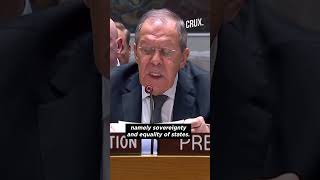 Russian Foreign Minister Sergey Lavrov Blasts quotWestern Minorityquot At UN USUK Hit Back [upl. by Bravin]