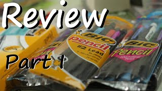 BIC MECHANICAL PENCIL REVIEW [upl. by Akirdnuhs688]