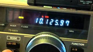 KENWOOD TS680V with INRAD 528 455KHz 500Hz CW Filter [upl. by Amoeji]