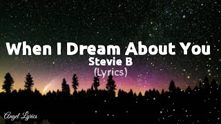 When i dream about you Lyrics by Stevie B [upl. by Ailasor]