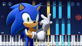 Sonic the Hedgehog  Green Hill Zone  EASY Piano Tutorial [upl. by Daney]