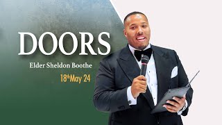 May 18th 2024  Elder Sheldon Boothe  Doors  Greenwich SDA LIVESTREAM [upl. by Candra]