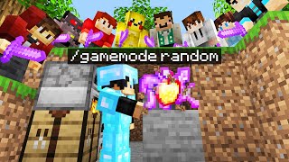 Minecraft Manhunt but all drops are RANDOM [upl. by Eniale]