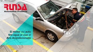 ¿Por qué el motor de mi carro tira agua al usar el Aire Acondicionado [upl. by Noterb746]