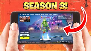 How to DOWNLOAD Fortnite Mobile on IOS amp ANDROID Season 3 [upl. by Ayala]