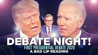 quotDEBATE NIGHT 2020quot — A Bad Lip Reading of the First Presidential Debate of 2020 [upl. by Eelatsyrc469]