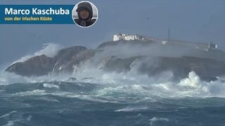 wetteronlinede Gigantische Wellen vor Irland 02022016 [upl. by Sirtaeb34]