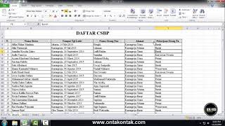 Cara Sortir Data di Excel Filter Data [upl. by Catherine715]