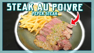 STEAK AU POIVRE MET FRANSE FRIETJES PEPER STEAK  EtenmetNick  How to [upl. by Auburta]