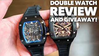 WISHDOIT Double Watch Review  Watch Giveaway [upl. by Abita]