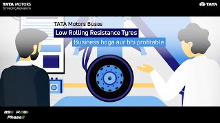 Tata Motors  BS6 Phase2 Ready – Low Rolling Resistance Tires – Buses MASTER [upl. by Caresa]