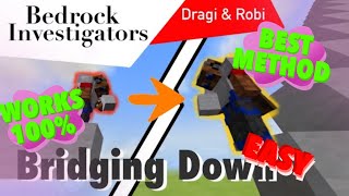 How to Down bridge on Minecraft Bedrock [upl. by Barbie955]