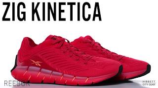 Reebok Zig Kinetica quotRadiant Redquot Mens Running Shoe [upl. by Leanna]