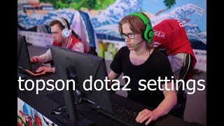 Topson Dota 2 settings [upl. by Skees703]