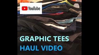 New Tee Picks 109 Graphic Tee Haul Thrift Store Finds Shirts thrifthaul thrifthauls graphictees [upl. by Navek]