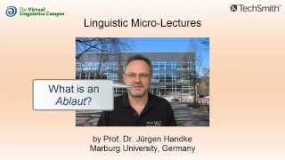 PHY012  Linguistic MicroLectures Ablaut [upl. by Laup]