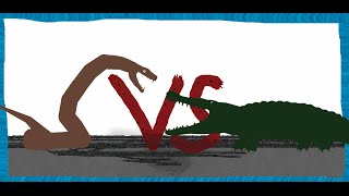 Pivot Battle Arena Deinosuchus VS Titanoboa [upl. by Sprague]