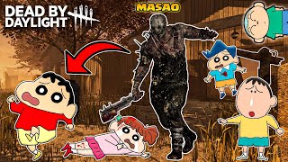 Masao became trapper in dbd and trapping his friends 😱🔥  shinchan playing dead by daylight 😂🔥 [upl. by Enicul764]