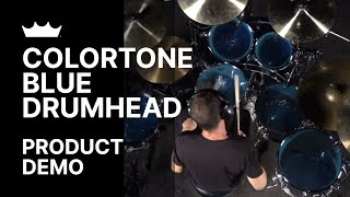 Colortone Blue Drumhead  Remo [upl. by Nodyarg601]