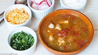 My Mamas Pork Green Chile Recipe  EatSimpleFoodcom [upl. by Ynamreg]