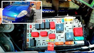 Fiat Punto Grande Fuse Box Location Interior and Exterior [upl. by Akkeber589]