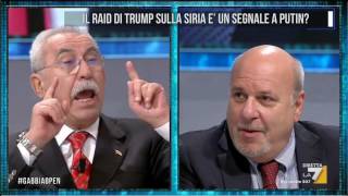 Giulietto Chiesa vs Friedman Assad sanguinario è propaganda americana [upl. by Marthe]