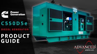 500 kVA Cummins Silent Diesel Generator  Cummins C550D5e [upl. by Nadab]