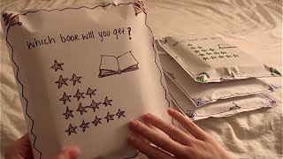 ASMR Blind Bags  Book Edition  Book Tapping Tracing and Paper Crinkles [upl. by Henriques]