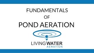 Pond Aeration  Fundamentals [upl. by Naujal]