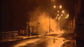 Giant waves lash seafront in Welsh town of Aberystwyth [upl. by Doniv]