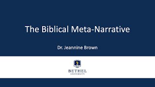 The Biblical Meta narrative [upl. by Bohannon]