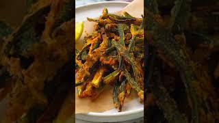 shorts Air Fryer Kurkuri Bhindi  Crispy Okra [upl. by Hogarth]