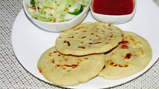 PUPUSAS SALVADORENAS 😍 DE FRIJOLES Y QUESO [upl. by Kassaraba879]