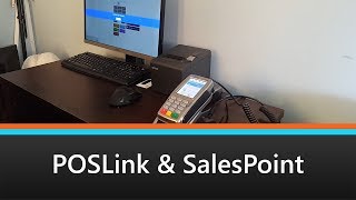 POSLink with SalesPoint DemoVerifone VX 820 Duet [upl. by Mickey997]