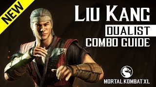 Mortal Kombat X LIU KANG Dualist Combo Guide [upl. by Alo]