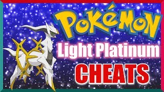 Pokemon Light Platinum Cheats for Master Ball Legendary Rare Candy Master Ball Shiny etc [upl. by Atinreb210]