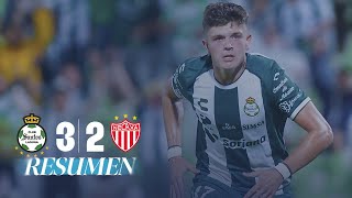 SANTOS 32 NECAXA J6  ESPECTACULAR REMONTADA LAGUNERA [upl. by Tayler]