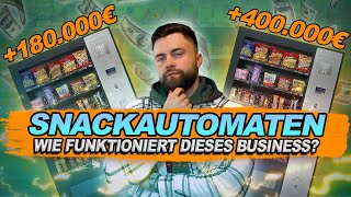 SNACKAUTOMATEN ALS BUSINESS  247 EKIOSK ERÖFFNEN  SO VIEL GELD BRINGT EIN SNACKAUTOMAT EIN 🤑 [upl. by Briano]