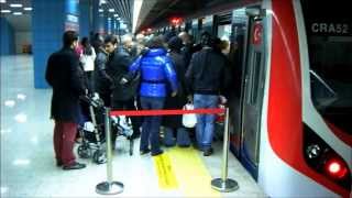 Marmaray rail tunnel  Bosphorus  Istanbul Turkey  TCDD  AsyaAvrupa  Sirkeci Üsküdar [upl. by Cicero44]