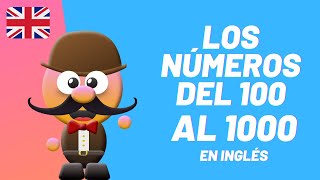 LOS NÚMEROS DEL 100 AL 1000 EN INGLÉS  INGLÉS PARA NIÑOS CON MRPEA  ENGLISH FOR KIDS [upl. by Aima]