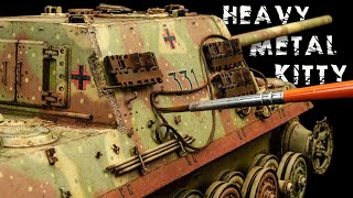 Lets Make The Jagdtiger Look HEAVY with Chipping Rust Tones and Panzer Tools [upl. by Esiralc456]