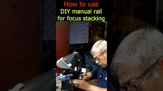 DIY precision rail for extreme macro and focus stacking shorts macro [upl. by Mayhs]