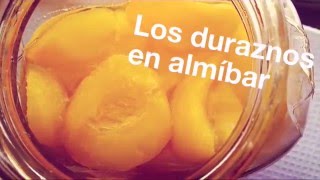 Duraznos en almíbar en 2 simples pasos  Paulina Cocina [upl. by Qerat244]