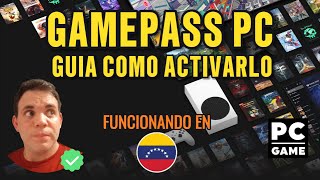 COMO ACTIVAR XBOX GAMEPASS PC EN VENEZUELA [upl. by Akir]