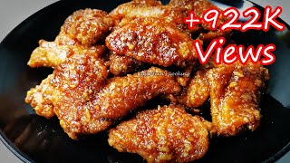 THE SECRET TO MAKE KFC STYLE HONEY GARLIC BUTTER CHICKEN WINGS MADE EASY  A MUST TRY RECIPE [upl. by Arimay]