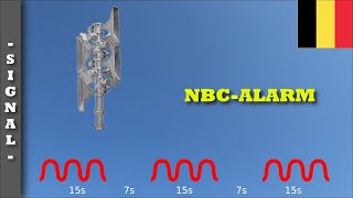 Sirenensignal quotNBCAlarmquot Belgien  SES 1000 [upl. by Ahsilahs]