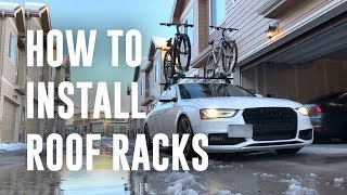 How to Install a Bike Roof Rack on a Car Full DIY Guide [upl. by Criswell]